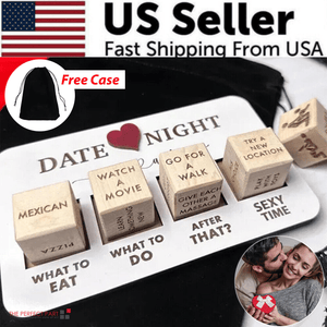 The Perfect Part - Date Night Dice After Dark Edition Date Night Wooden Dice Game For Couples Fun