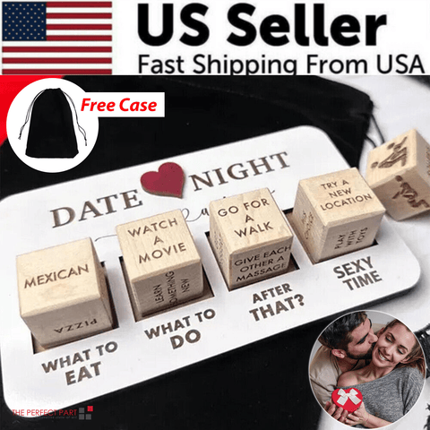 The Perfect Part - Date Night Dice After Dark Edition Date Night Wooden Dice Game For Couples Fun
