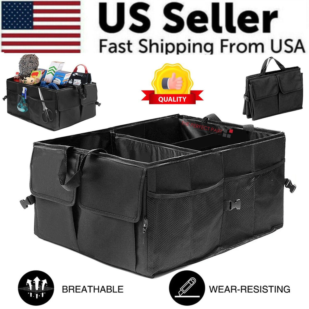 The Perfect Part - Trunk Cargo Organizer Folding Storage Collapse Bag Bin For Car Truck SUV 40L US