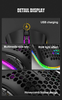 The Perfect Part - Wireless Mouse Gaming Rechargeable Optical Mouse Cordless 7 Color LED Backlit PC