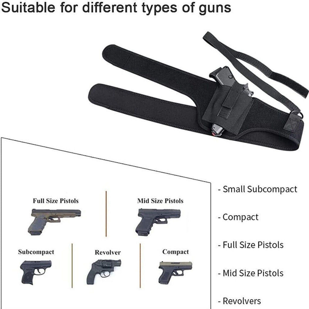 The Perfect Part - Tactical Concealed Carry Shoulder Waist Pistol Hand Gun Holder Holster Pouch US