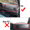 The Perfect Part - Dashboard Mat Dash Cover Carpet For 1998-2001 Dodge Ram 1500 2500 3500 Dash-Mat