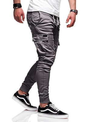 The Perfect Part - Men's Casual Joggers Pants Sweatpants Cargo Combat Loose Sport Workout Trousers