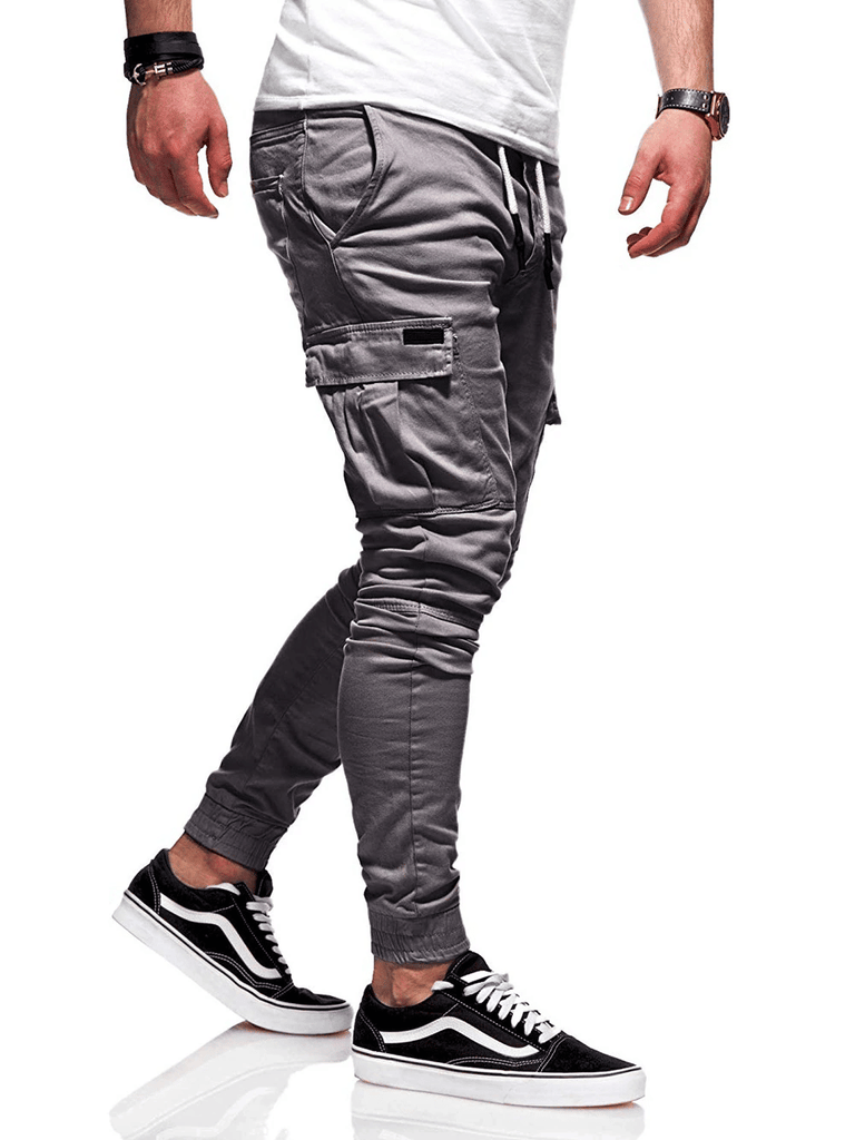 The Perfect Part - Men's Casual Joggers Pants Sweatpants Cargo Combat Loose Sport Workout Trousers