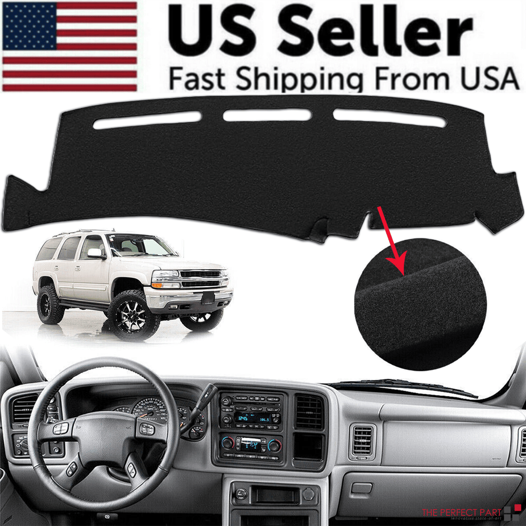 The Perfect Part - Car Dash Cover Mat Dashboard Pad for Chevy Silverado 1500 2500 Tahoe 2001-2006