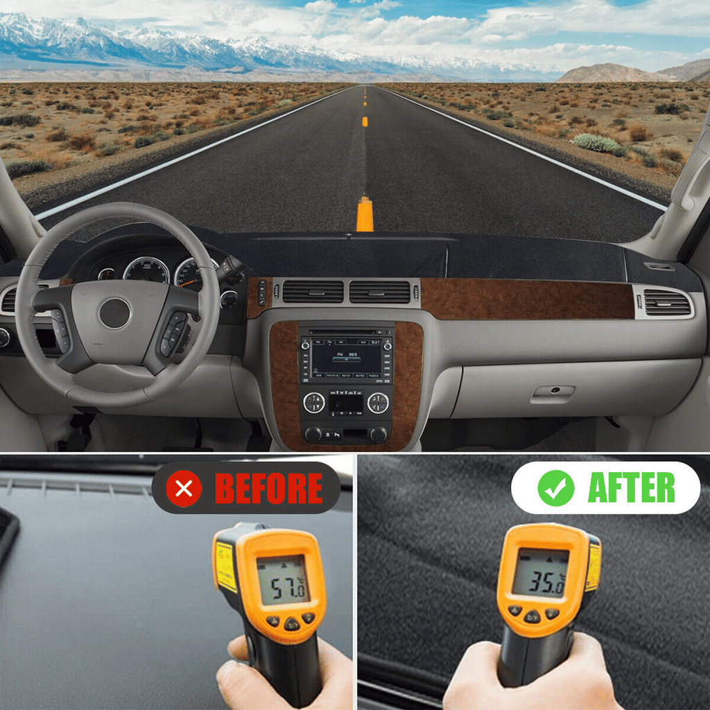 The Perfect Part - Car Dash Cover Mat Dashboard Pad for Chevy Silverado 1500 2500 Tahoe 2001-2006