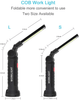The Perfect Part - Rechargeable LED COB Work Light Mechanic Flashlight Lamp Magnetic Base Bright
