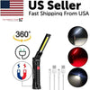 The Perfect Part - Rechargeable LED COB Work Light Mechanic Flashlight Lamp Magnetic Base Bright