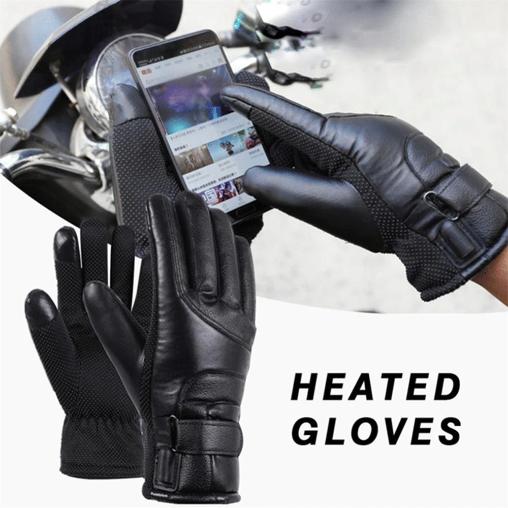 The Perfect Part - Electric USB Heated Gloves Winter Warming Thermal Ski Snow Hand Warm Windproof