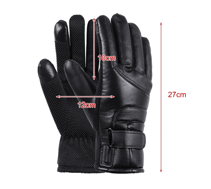 The Perfect Part - Electric USB Heated Gloves Winter Warming Thermal Ski Snow Hand Warm Windproof