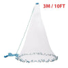 The Perfect Part - 6/8/10/12/16FT Fishing Cast Net Bait Easy Throw Hand Cast Strong Nylon Mesh USA