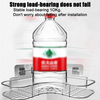 The Perfect Part - Shower Caddy Shelf Bathroom Corner Bath Storage Holder Organizer Triangular Rack