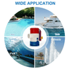 The Perfect Part - 1100GPH 12V Electric Marine Submersible Bilge Sump Water Pump For Boat 3/4'' Hose