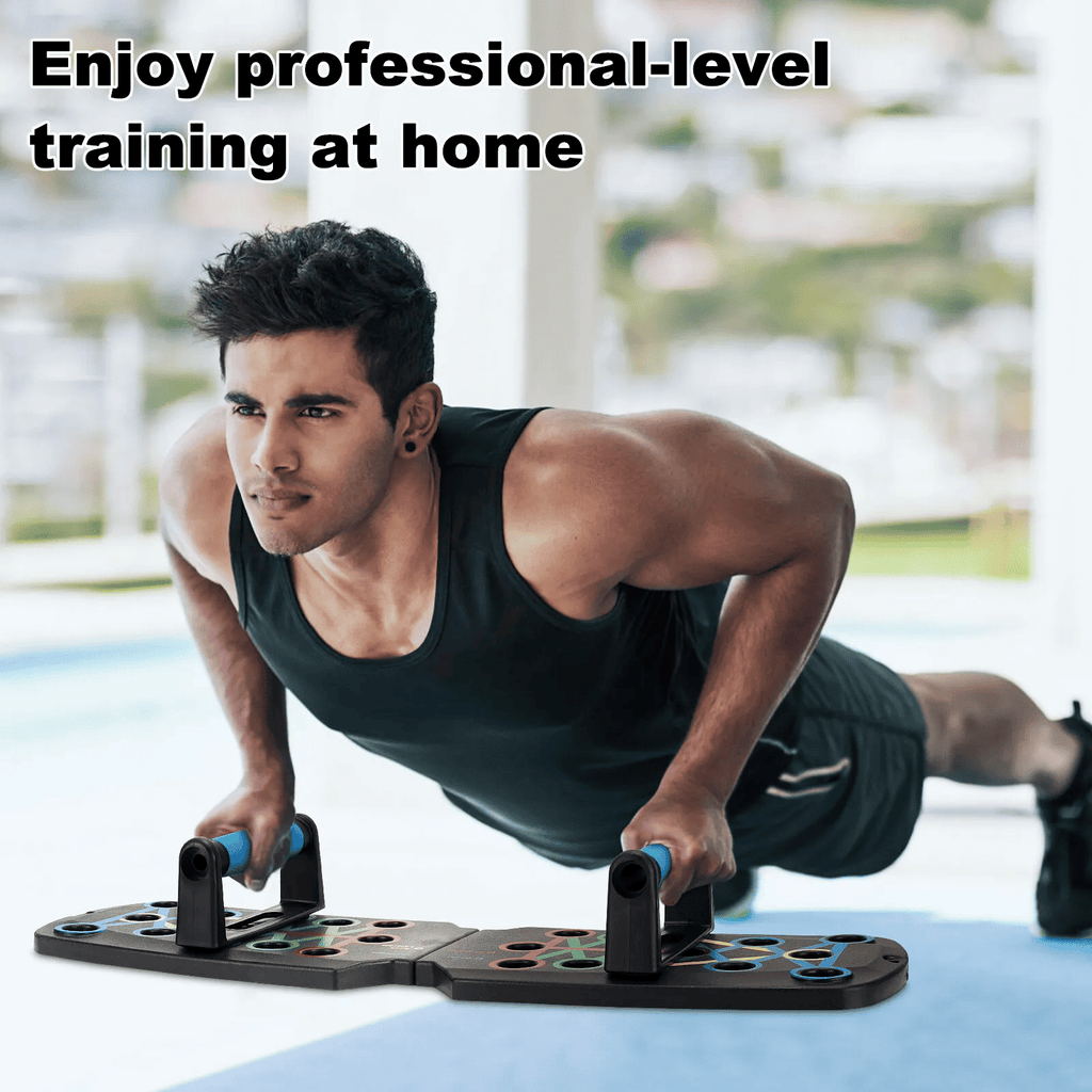 The Perfect Part - 28 in 1 Push Up Rack Board System Fitness Workout Train Home Gym Exercise Stands