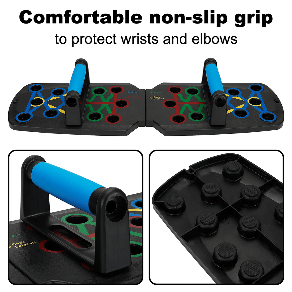 The Perfect Part - 28 in 1 Push Up Rack Board System Fitness Workout Train Home Gym Exercise Stands