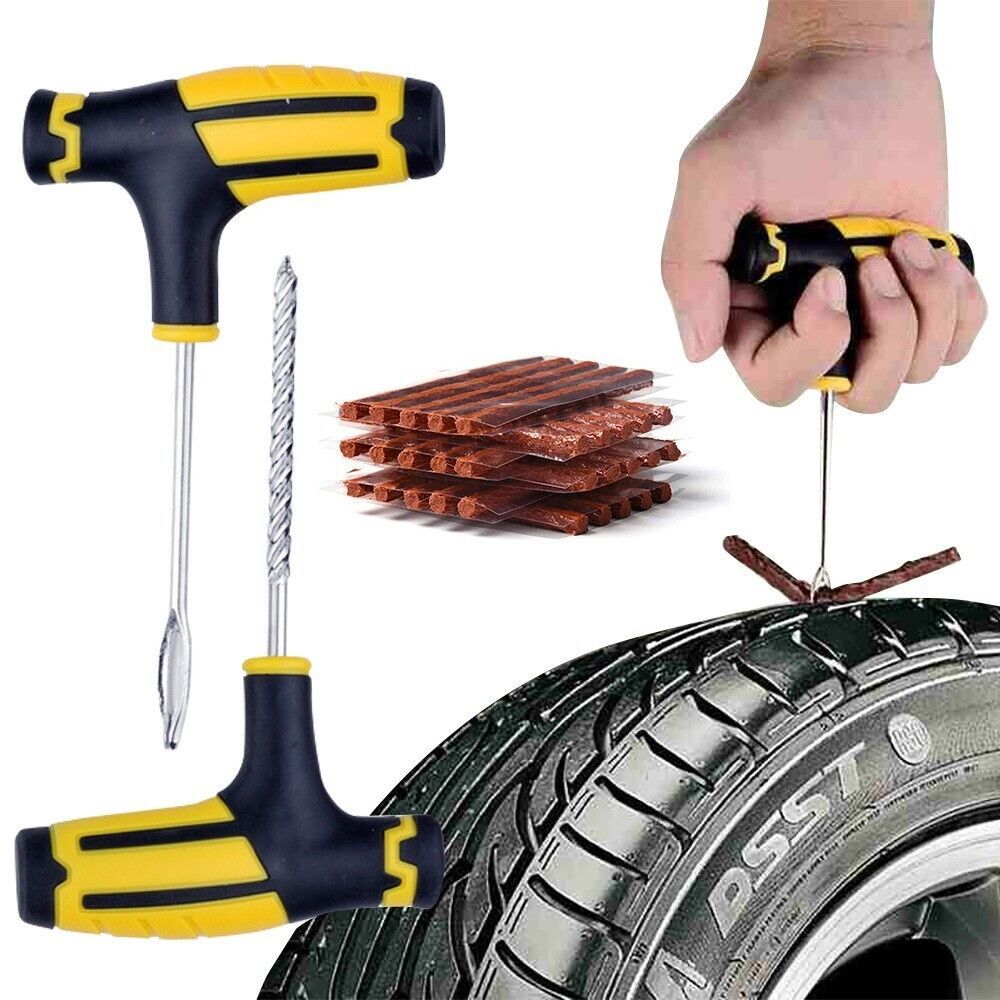 The Perfect Part - 68pc Tire Repair Kit DIY Flat Tire Repair Car Truck Motorcycle Home Plug Patch
