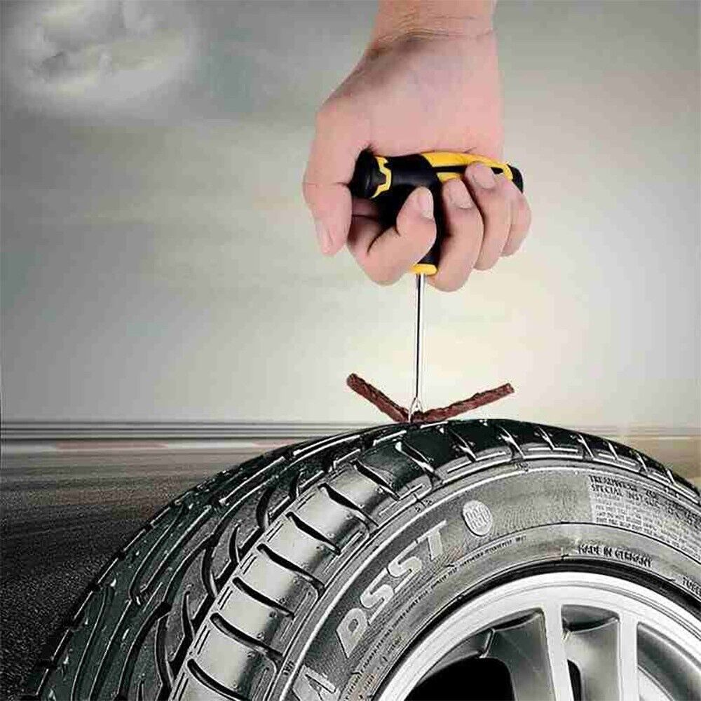 The Perfect Part - 68pc Tire Repair Kit DIY Flat Tire Repair Car Truck Motorcycle Home Plug Patch