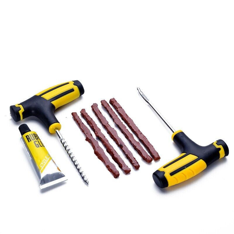 The Perfect Part - 68pc Tire Repair Kit DIY Flat Tire Repair Car Truck Motorcycle Home Plug Patch
