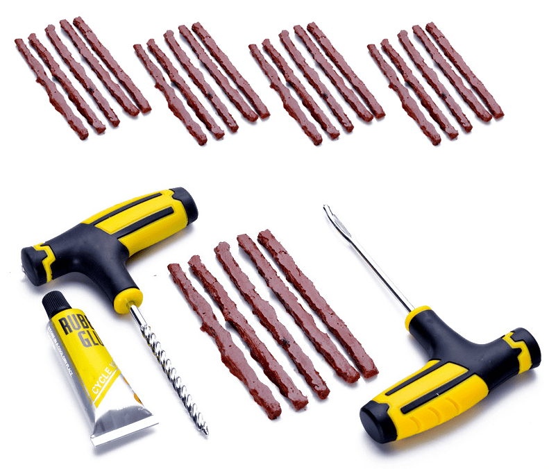 The Perfect Part - 68pc Tire Repair Kit DIY Flat Tire Repair Car Truck Motorcycle Home Plug Patch