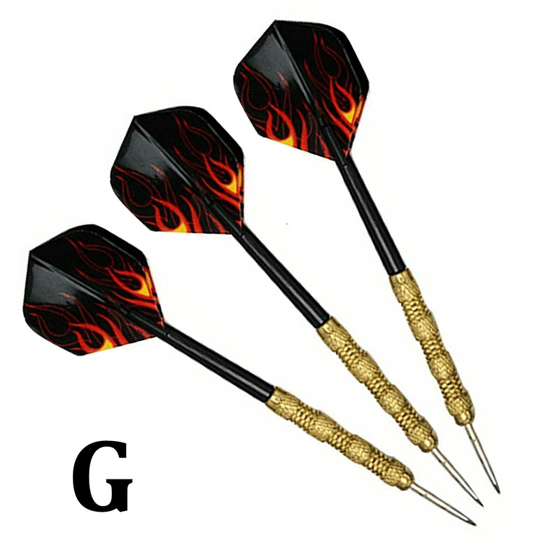 The Perfect Part - 5 Sets (15Pcs) Steel Tip Professional Darts Set Darts Slim Barrel Dart Flights
