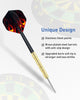 The Perfect Part - 5 Sets (15Pcs) Steel Tip Professional Darts Set Darts Slim Barrel Dart Flights