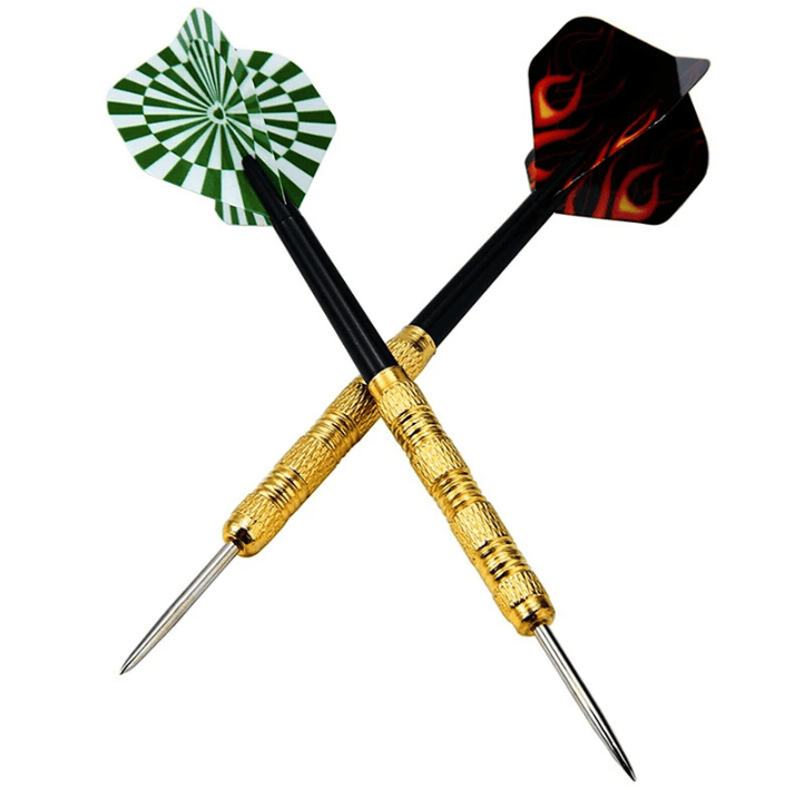 The Perfect Part - 5 Sets (15Pcs) Steel Tip Professional Darts Set Darts Slim Barrel Dart Flights
