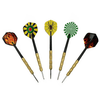 The Perfect Part - 5 Sets (15Pcs) Steel Tip Professional Darts Set Darts Slim Barrel Dart Flights