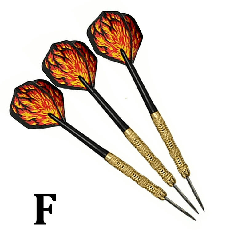 The Perfect Part - 5 Sets (15Pcs) Steel Tip Professional Darts Set Darts Slim Barrel Dart Flights