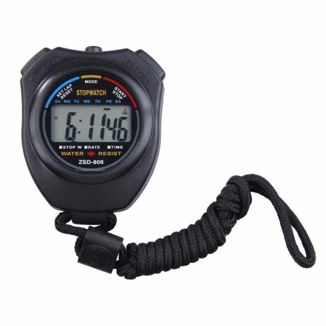 The Perfect Part - 2PCS SET Digital Stopwatch Sports Counter Chronograph Date Timer Odometer Watch