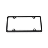 The Perfect Part - 2x High Quality Stainless Steel Metal License Plate Frame Tag Cover Black New US