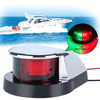 The Perfect Part - Waterproof Boat Navigation Light LED Bow Marine Front Pontoon Lamp Red Green 12V