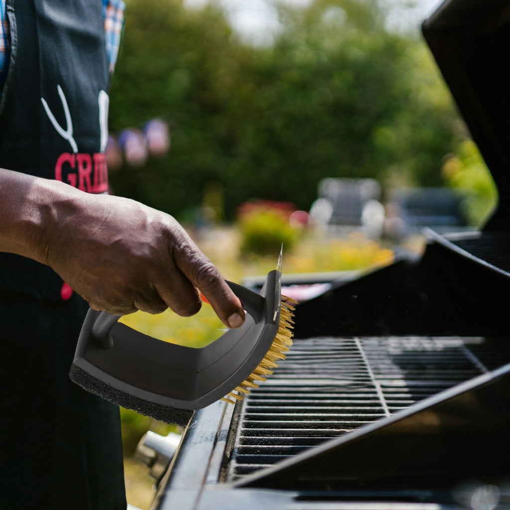 Seamless Outdoors - 3 IN 1 BBQ Oven Cleaning Brush
