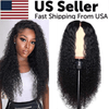 The Perfect Part - AA Hair Front Wig Womens Brazilian Human Long Curly Lace Wavy Hair Wigs US 2023