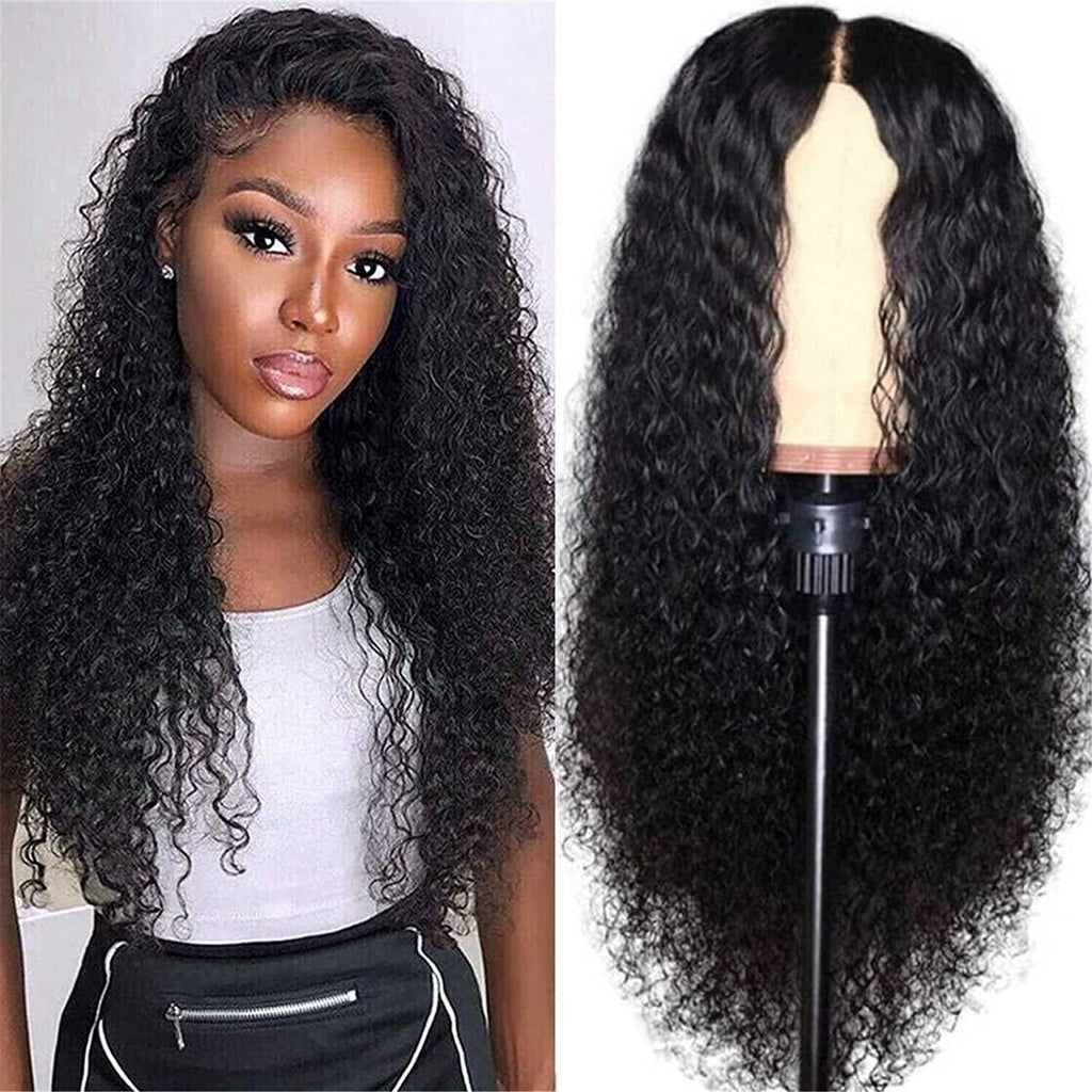 The Perfect Part - AA Hair Front Wig Womens Brazilian Human Long Curly Lace Wavy Hair Wigs US 2023