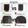 The Perfect Part - AA Hair Front Wig Womens Brazilian Human Long Curly Lace Wavy Hair Wigs US 2023