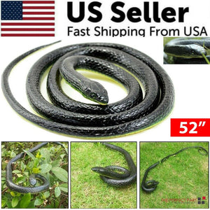 The Perfect Part - Fake Realistic Snake Lifelike Real Scary Rubber Toy Prank Party Joke For Garden