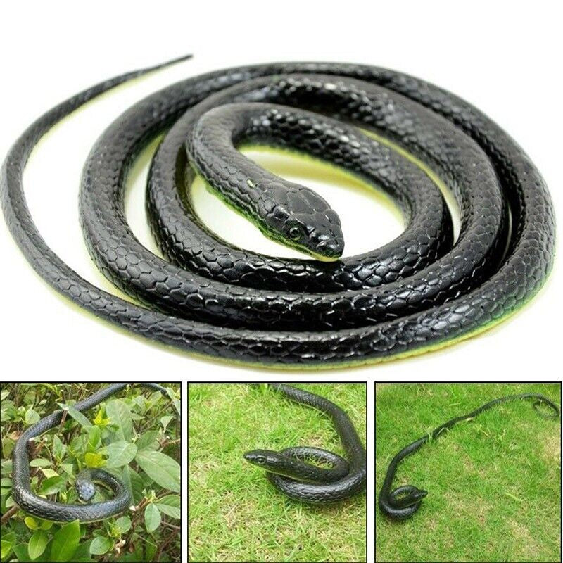 The Perfect Part - Fake Realistic Snake Lifelike Real Scary Rubber Toy Prank Party Joke For Garden