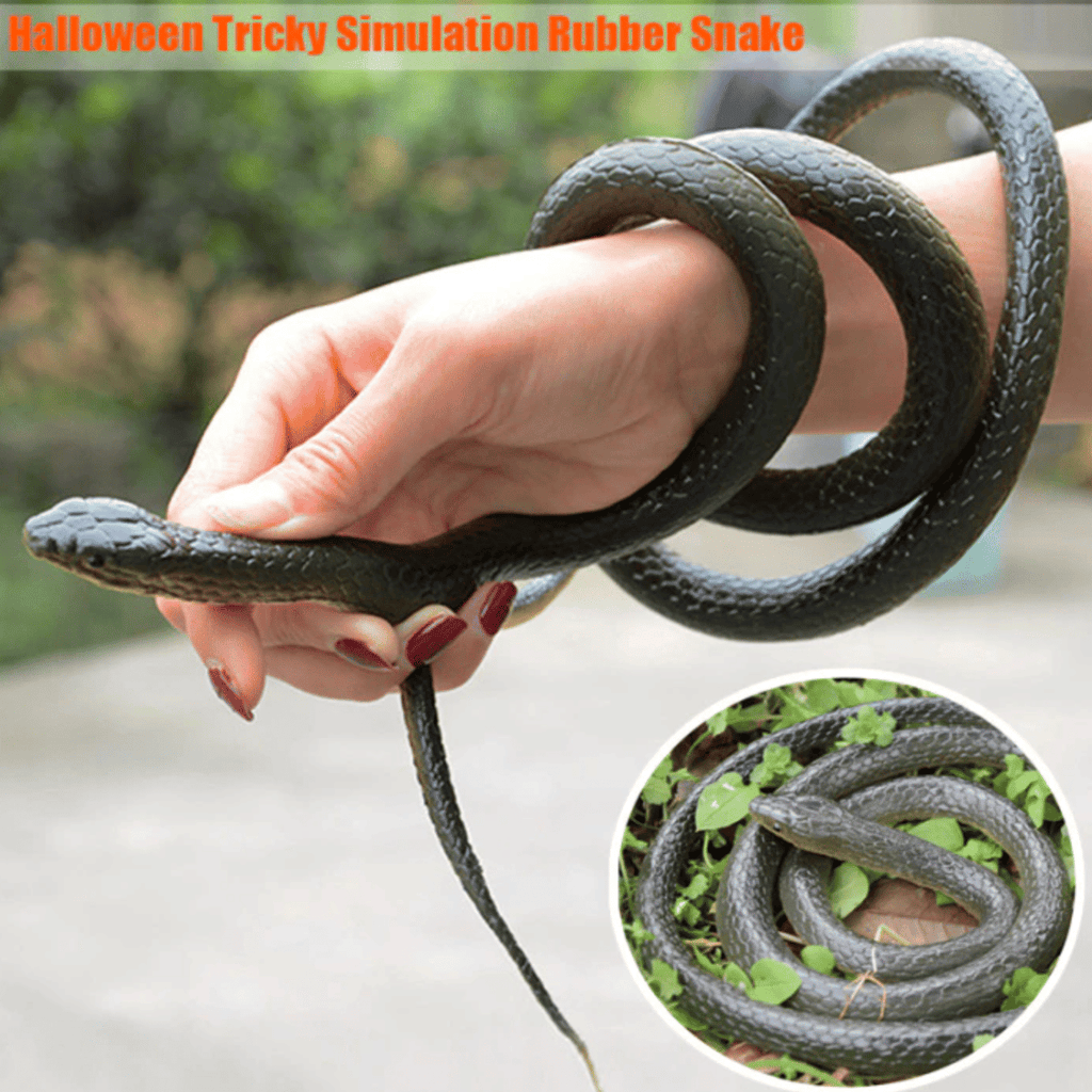 The Perfect Part - Fake Realistic Snake Lifelike Real Scary Rubber Toy Prank Party Joke For Garden