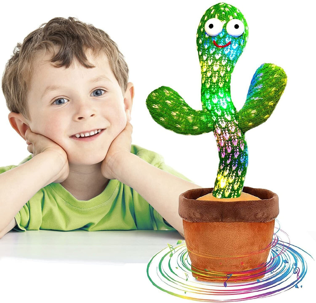 The Perfect Part - Dancing Cactus Plush Toy Doll Electronic Recording Shake With Song Funny Gift US