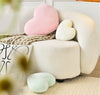 Bright Living - Heart Pillow Cute Fuzzy Pillows Throw Pillows for Bed Livingroom Home Decor Cushion Decorative Aesthetic Preppy Pillows Pink1,Large 19''x15''