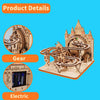 Music Park - Electric Marble Run Mechanical Building Model Kit 3D Wooden Puzzle  track with lights Brain Teaser Puzzle DIY handmade Christmas Gift