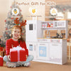 inQ Boutique - Kids Pretend Play Kitchen Set Certified Realistic Sound with Storage & Accessories