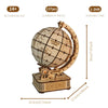 Music Park - 3D Wooden Puzzle Globe. Model kits DIY Crafts Handmade Christmas Gifts