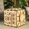Music Park - 3D Wooden Puzzle DIY Locker Puzzle Box with Combination Model Kit for Adults to Build  Mechanical Store Your Precious Item