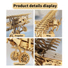 Music Park - 3D Wooden Puzzle Wood DIY Craft  Bi-Plane Model kits Handmade Gifts