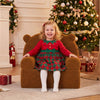 inQ Boutique - Bear-Shaped Kids Sofa, Teddy Fleece Foam Chair for Toddlers 3+, Portable Bear-Shaped Couch (Brown)