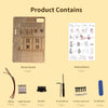 Music Park - 3D Wooden Puzzle Railway station Model Kits To Build Wooden Construction Handmade DIY Craft Unique Gift For Christmas