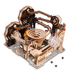 Music Park - Electric 3D Wooden Puzzles Marble Run Model Kits  Brain Teaser Puzzle DIY handmade Christmas gift(Without battery)