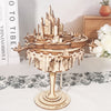 Music Park - 3D Wooden Puzzles Music Box kits You are My Sunshine Castle Building Model DIY Crafts Birthday Gift for Women