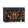 Music Park - 3d wooden puzzle for adults Golden Ratio book nook with lights model kit dollhouse DIY miniature house Birthday and Christmas gifts